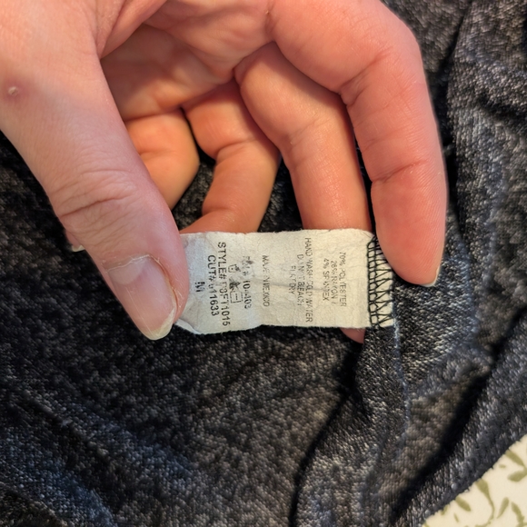 Soft Black Long Sleeve Top With Twist Front - Picture 6 of 10